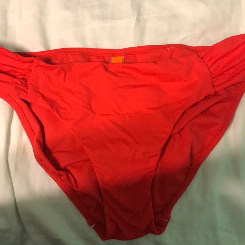 Red bikini bottoms